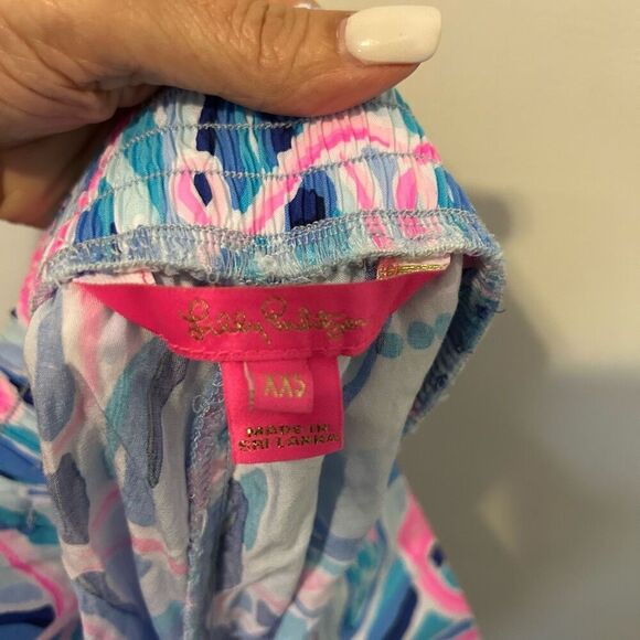 Lilly Pulitzer Neilah Reel Nauti Engineered Shorts Skim Blue XXS beach coastal c - Picture 8 of 11